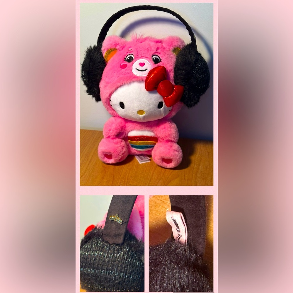 Juicy Couture Black, Gold & Silver Earmuffs